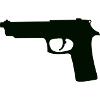 Night Silhouette Pistol