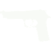 Pistol silhouette in contrast
