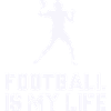 Silhouette du football, c’est ma vie