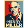 Henry Miller Pop-Art-Porträt