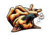 Feeling Dog Tired German Shepherd