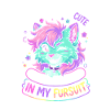 Kitten in Fursuit Rainbow