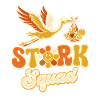 Stork Squad Retro Style