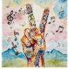 Peace Finger Tattoo Music Art