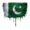 Pakistan Flag bunte Farbe