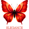 ELEGANCE Butterfly Schmetterling Eleganz