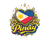 Pinoy Flag Heart Floral Pride