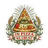 Pizza Pyramid Eye Crust Motto
