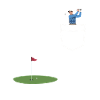 Golfeur dans la poche