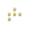 Bier Gewinn TicTacToe