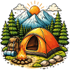 Tent camping bivouac mountain nature
