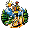 Trail running mountain nature adventure
