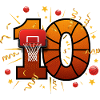 10th Birthday Basketball Boy
