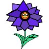 Geometric Kawaii Flower