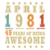 Anniversary year April 1981