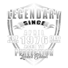 Legendary since April 1976 Badge