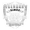 Legendary since April 1991 Shield