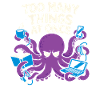 Funny Octopus Overstimulated