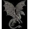 Dragon Fantasy Celtic Knot Pattern Design