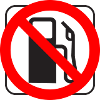 Stop Schild Tanksäule Benzin-Dieselpreise