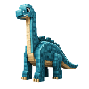 Pixel Brontosaurus