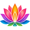 Esplosione di Colori del Fiore di Loto Luminoso