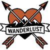 Heart Arrows Wanderlust Emblem