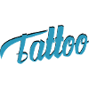 Tattoo Script in Teal