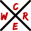 Crew Brush Red Wordmark