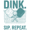 Pickleball Divertente Giocatore Pickleball Dink Sip