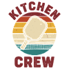 Pickleball Funny Kitchen Crew Player Love
