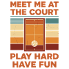 Pickleball, mød mig ved banen, leg hårdt, hav det sjovt