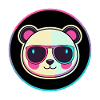 Neon Panda Sunglasses