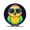 Rainbow Parakeet Glasses