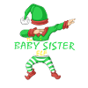 Baby Sister Elf Christmas Shirt