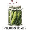 Taste Of Home Pickle Jar