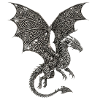 Dragon Noble Celtic Knot Pattern