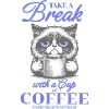 Funny Coffee Cat T-Shirt – Urban Style –