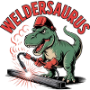 Weldersaurus Funny Dinosaur Welder Gift