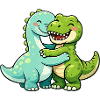 Cuddly dinosaurs