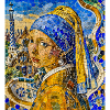 Perle de l’écharpe bleue