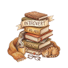 Introvert Book Lover Stack