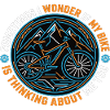 Mountainbike Spruch Fahrrad Abenteuer Bike