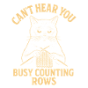Counting Rows | Cat Knitting Humor