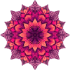Kaleidoscopic Flower Mandala