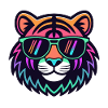 Tiger Neon Sunglasses