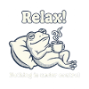 Relaxed frog: Nothing is under control