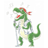 Rocker Dino with Microphone
