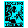 Boombox Loud 85 Neon Retro
