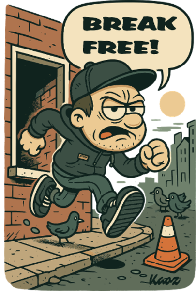 Break Free Street Heist – Tegneserieløber